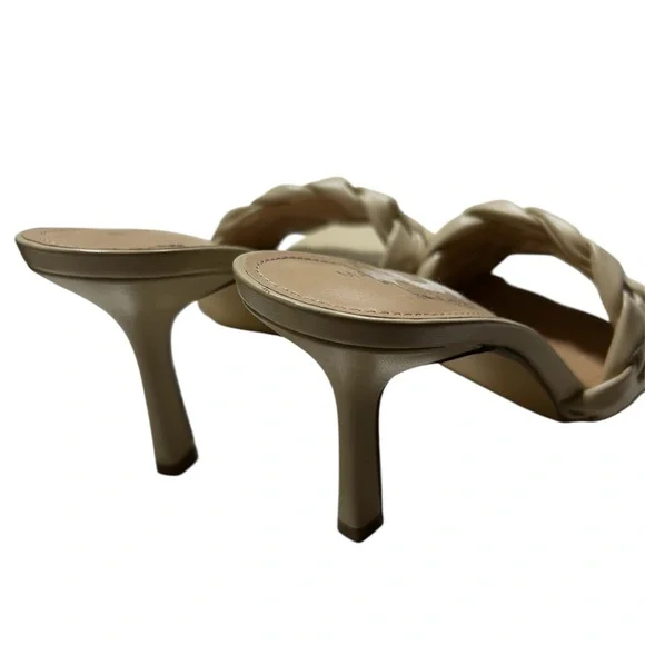 Marc Fisher Women's Tan Braided Heels - Picture 3 of 7